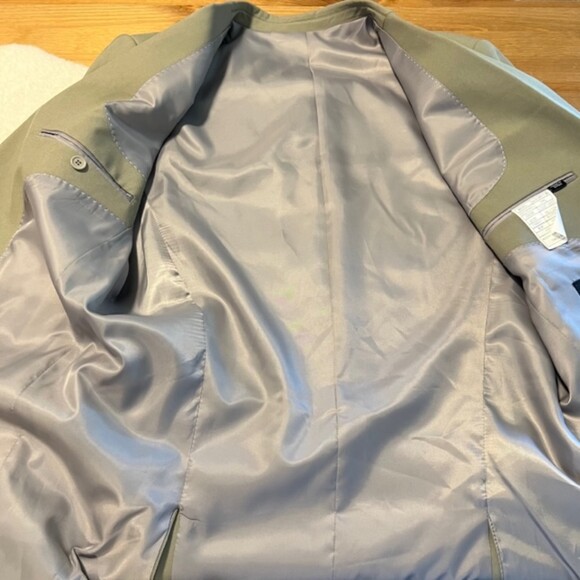 Alain Dupetit Mens 2 Button Suittech Light Grey Sport Coat Blazer 38L x 32W NWT - Picture 5 of 12